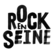 Logo Rock en Seine avec les mots stylisés en noir sur fond blanc.