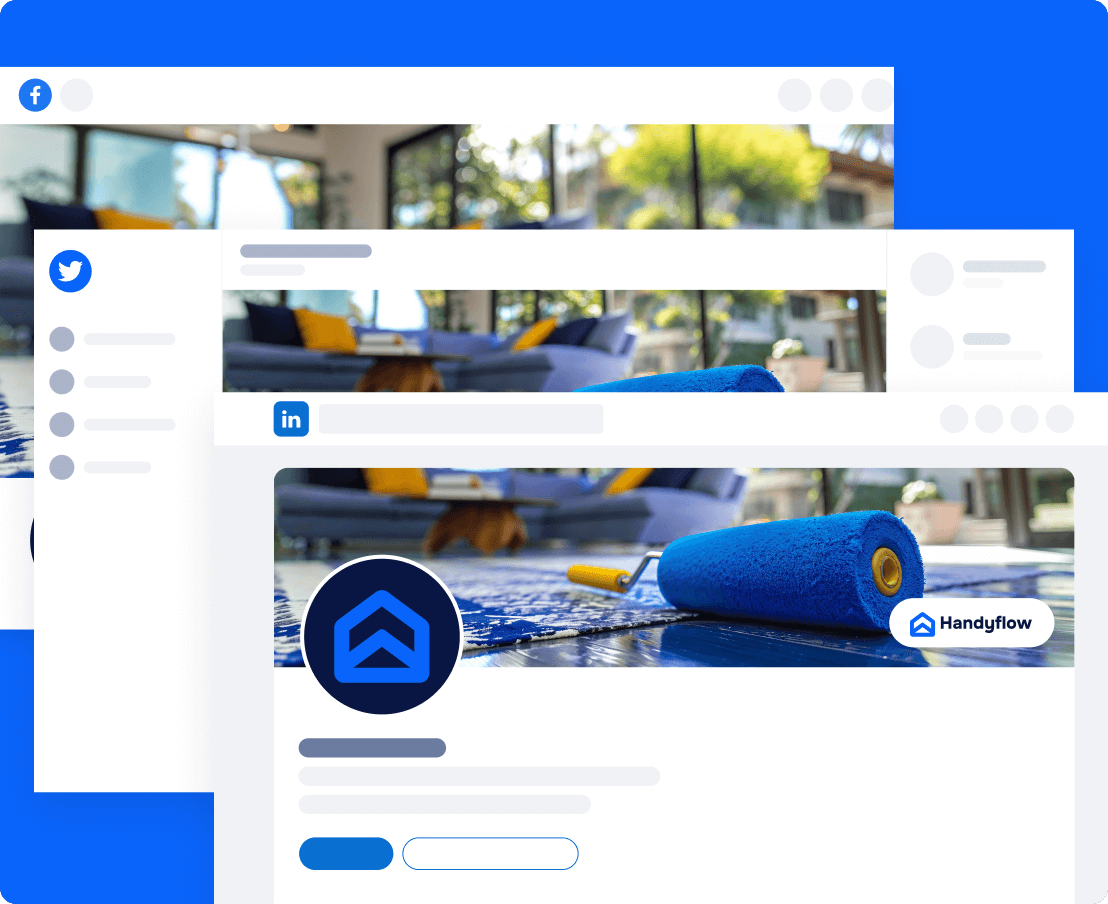 Homerepair X - Social Media Assets - Handyman Webflow Template | BRIX Templates