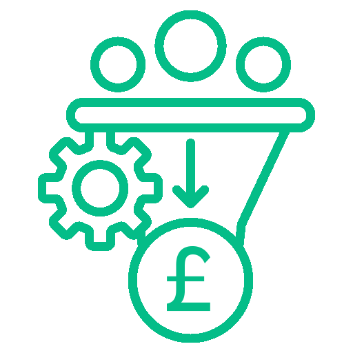 Funnel Optimization Icon - Growth Webflow Template