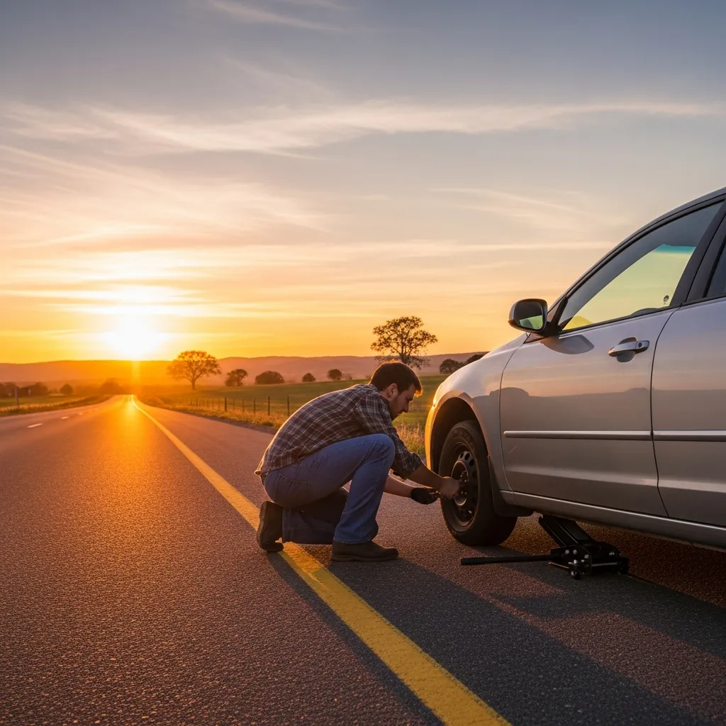 Flat Tire Emergency? Quick Guide to Tire Changes by Zech's Garage image