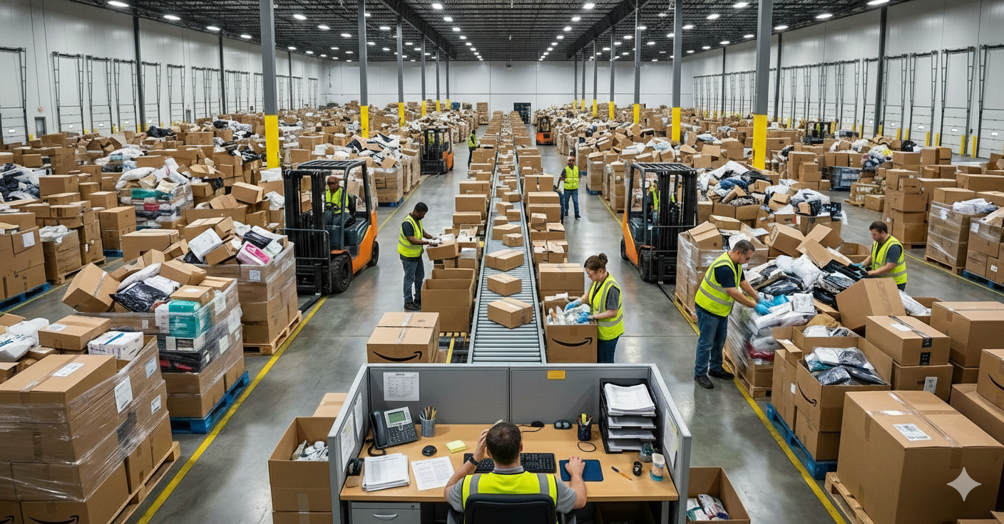 Warehouse returns during high volume period causing refund delays