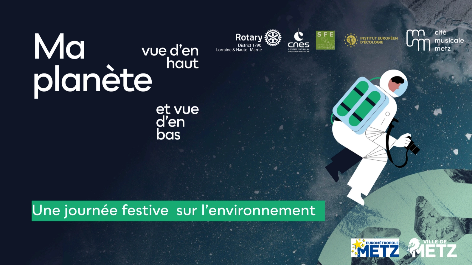 Ma Planète vue d'en haut et vue d'en bas