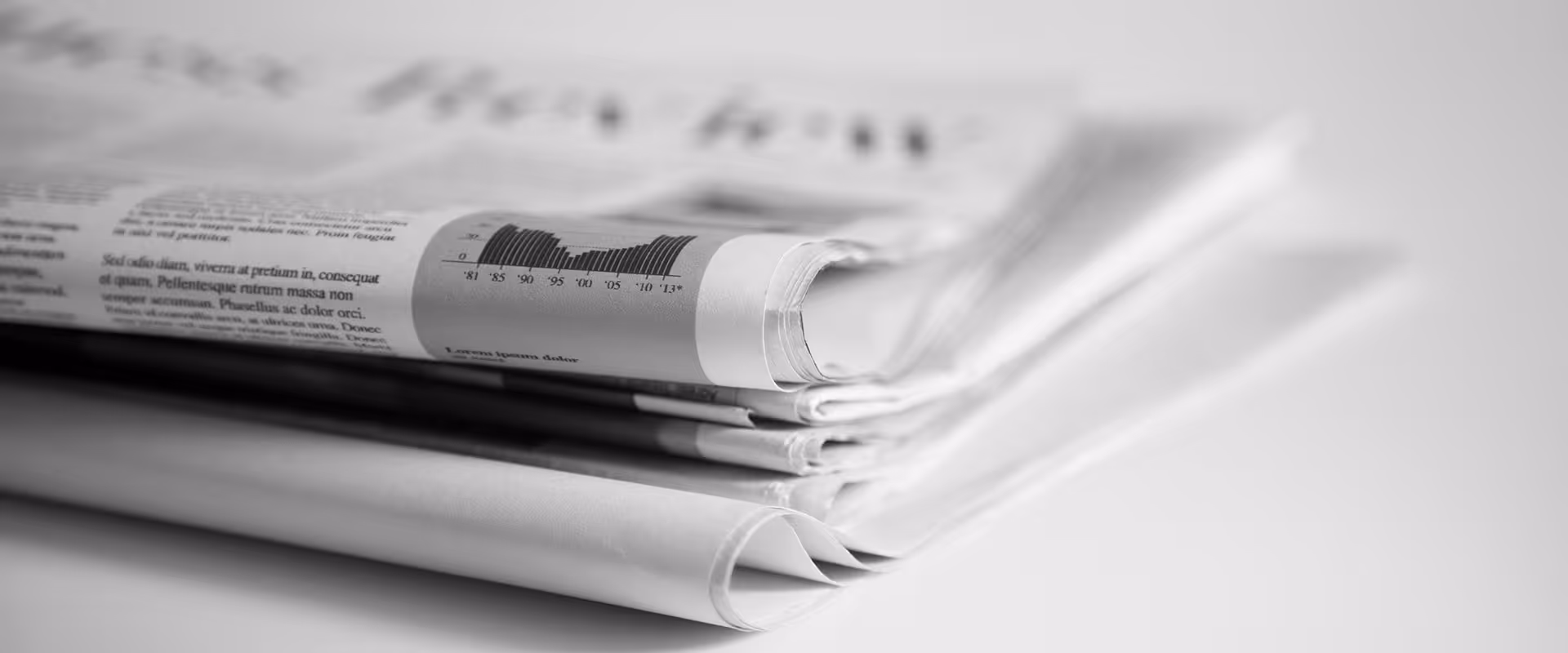 stack of newspapers