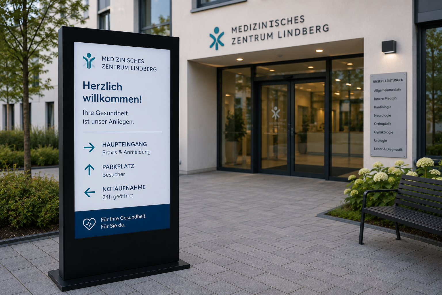 Digital Signage im Gesundheitswesen