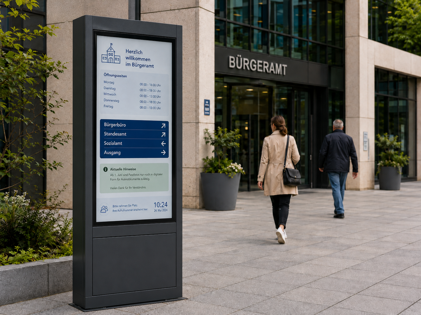 Digital Signage für Behörden