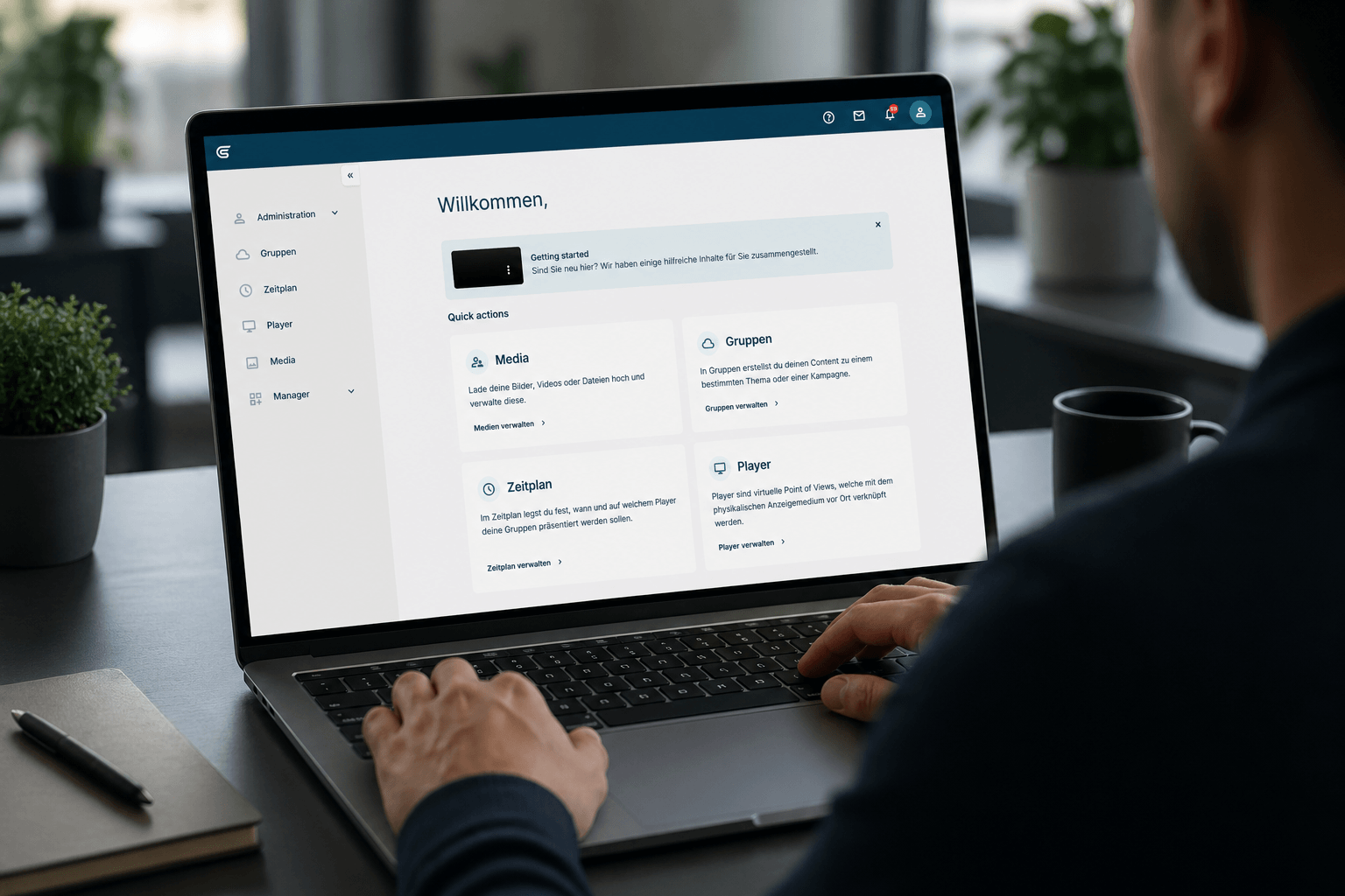 Ab Mai bekommt unser CMS ein Facelift: modernere Oberfläche, klarere UX – und zwei neue Funktionen, die echte Mehrwerte bringen. Widgets lassen sich künftig direkt im CMS erstellen, und der Actionmanager ist vollständig integriert – ohne externe Installation.