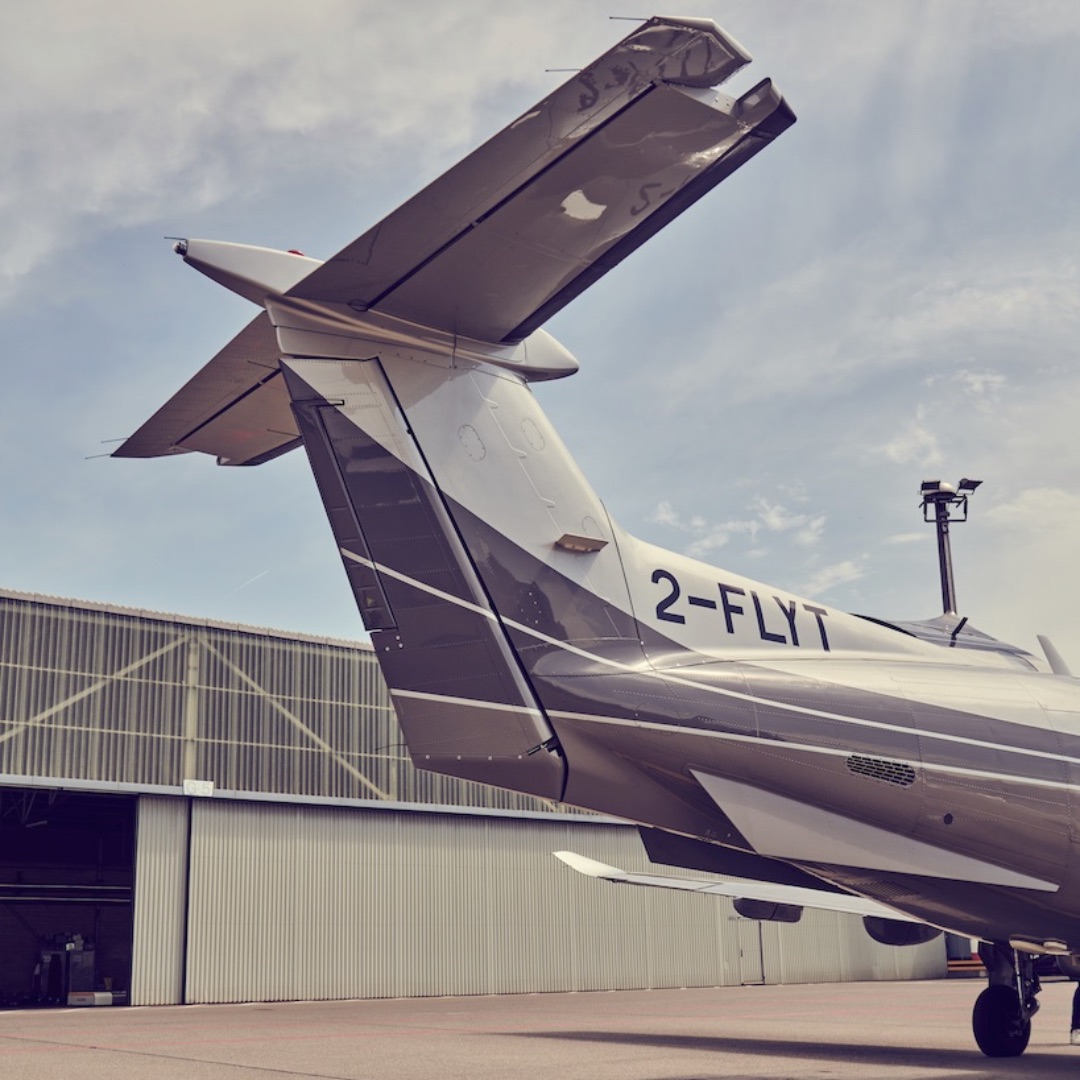 Image of a Plane Tail