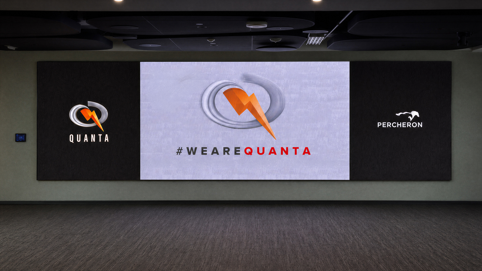 The result is a workplace where visual technology adapts to the way people actually meet, collaborate, and communicate. Each room has its own character and purpose, yet the experience remains consistent from one space to the next. Together, the ten Vision X installations create a connected visual language throughout the Quanta Houston headquarters, giving teams everything from intimate clarity to large-scale impact without compromising the design of the workplace. Ten Vision X displays. Four distinct configurations. One workplace designed around the way people actually work.