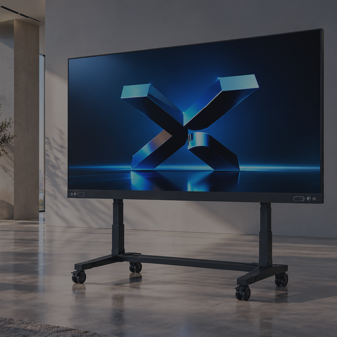 Blue Square X Instant LED brings the scale and visual impact of premium fine-pitch LED into an all-in-one display engineered to move with your space. Fold it for easier transport. Roll it between environments. Adjust the height to your audience. Then open it up to 108" or 135" of brilliant, seamless LED.