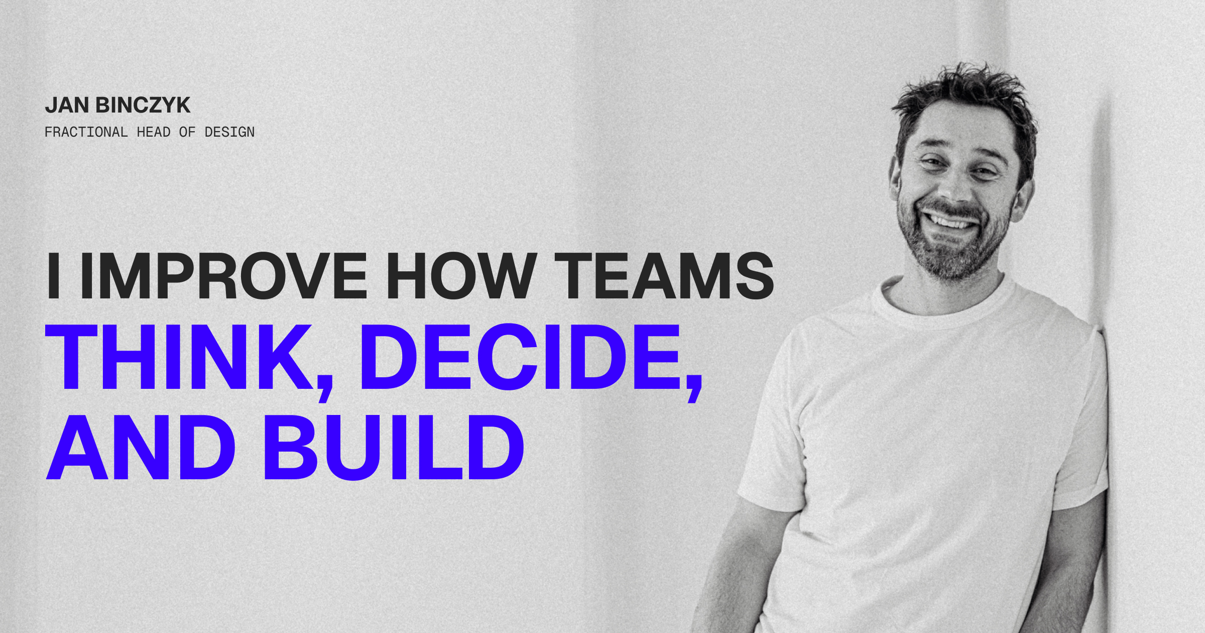 Fractional Head of Design · Enterprise usability · Making complex systems usable