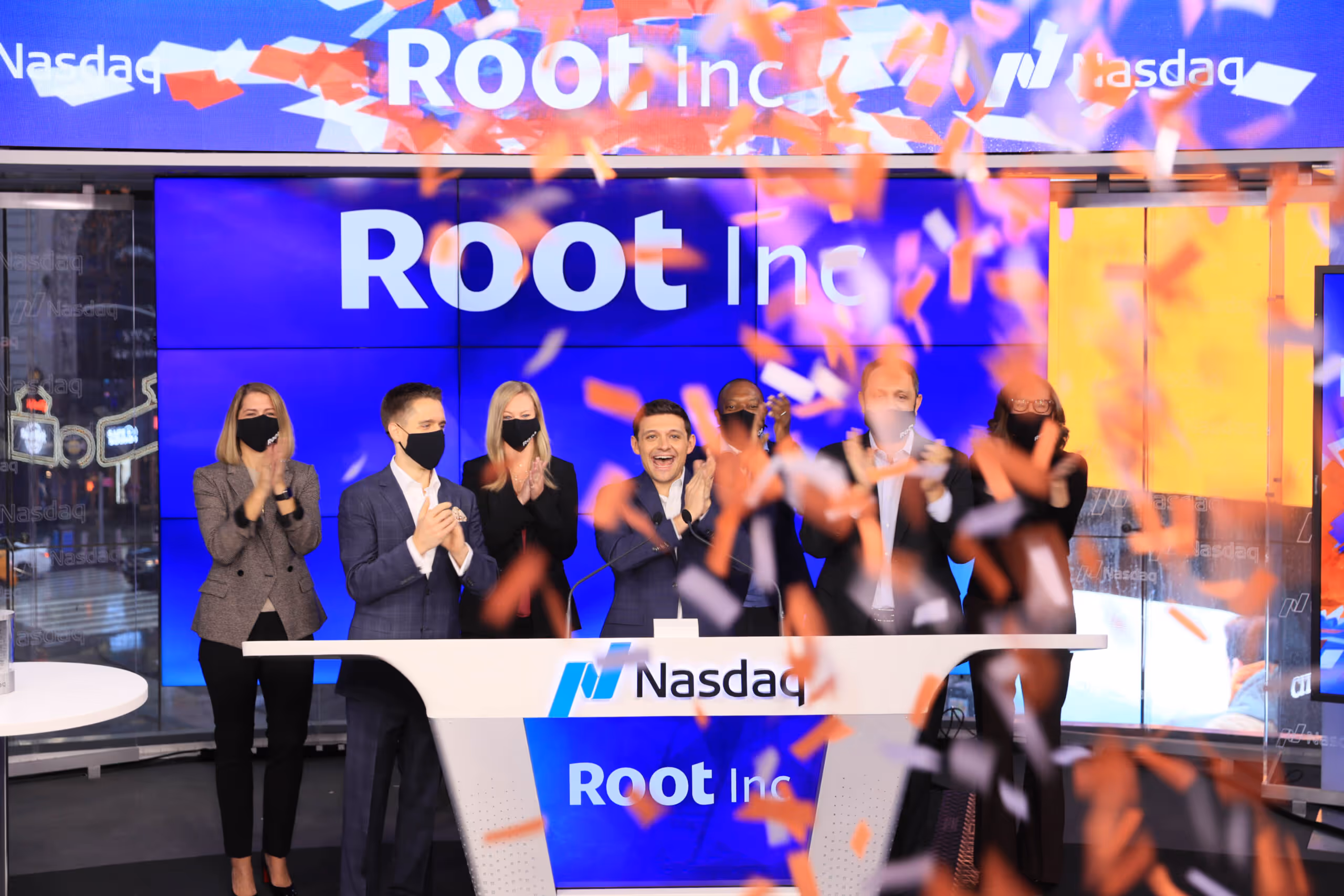 Root IPO celebrations, October 28, 2020