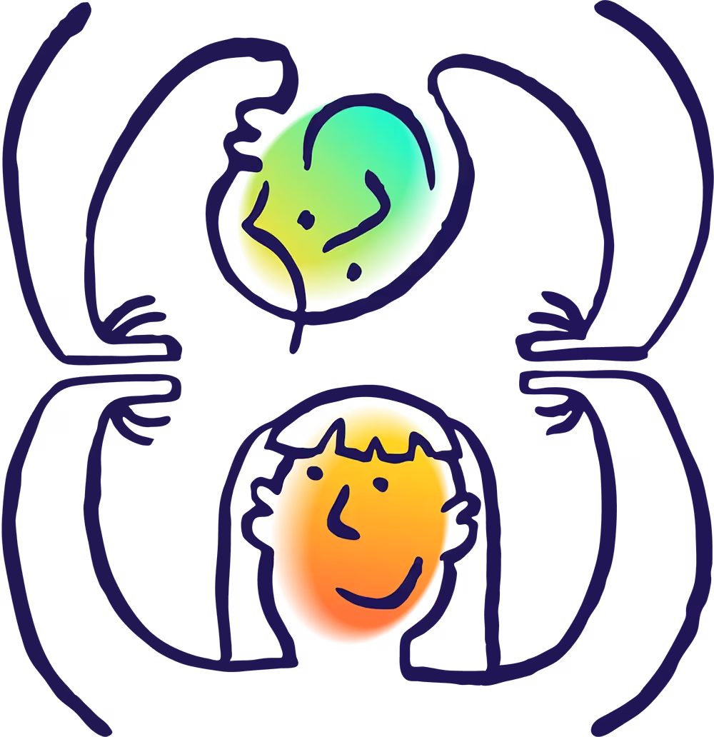 Psicon illustration of a person standing confidently