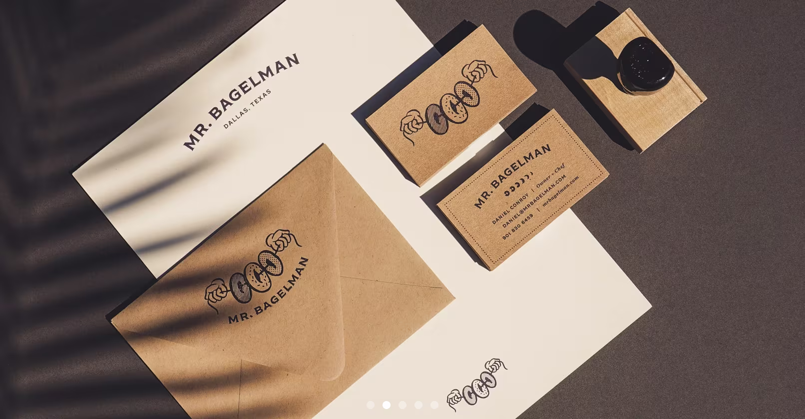 Mr. Bagelman brand design