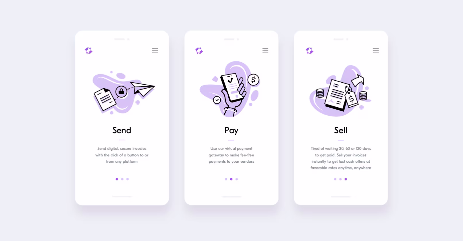Crowdz mobile views web design