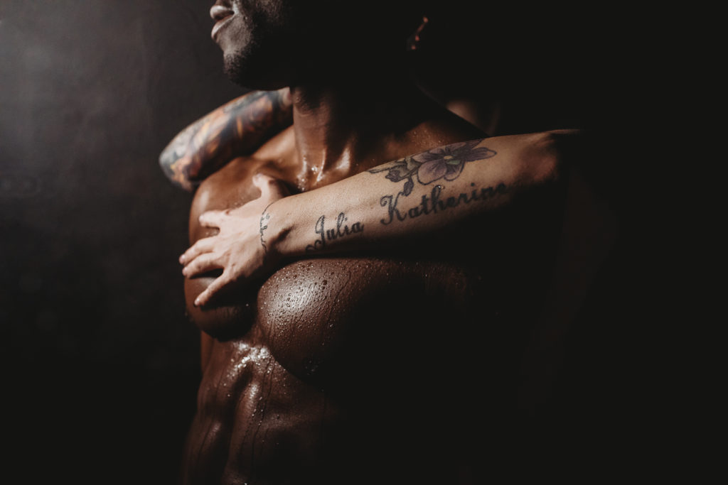 couple's boudoir photography; women's empowerment photography by Lindsay Hite