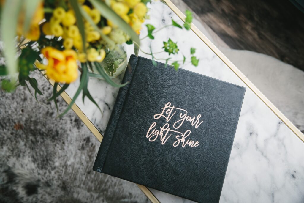 Image of an album with the words 