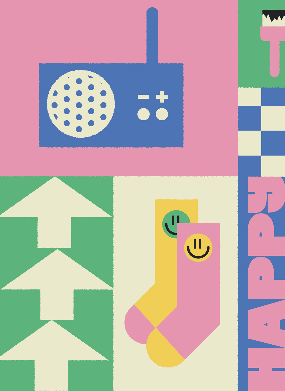 Design d'illustrations colorés pour l'Ornythorinque