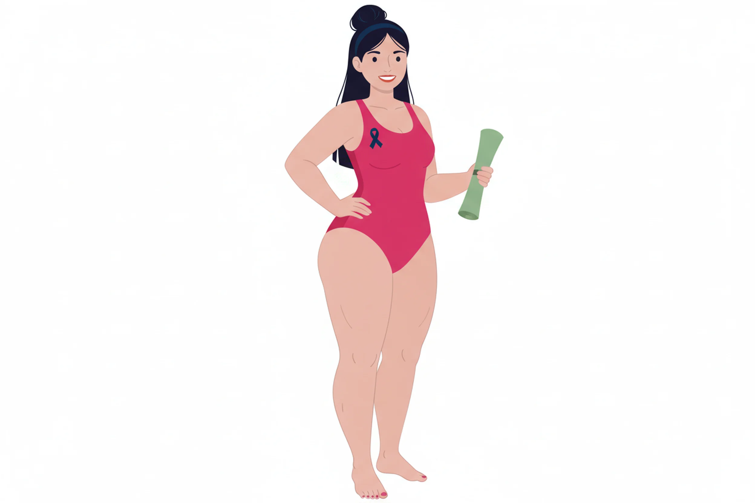 Illustration zum Thema Lipödem schmerzhaft? Was du gegen Druckschmerz und Co. tun kannst - LipoCheck Lipödem Magazin