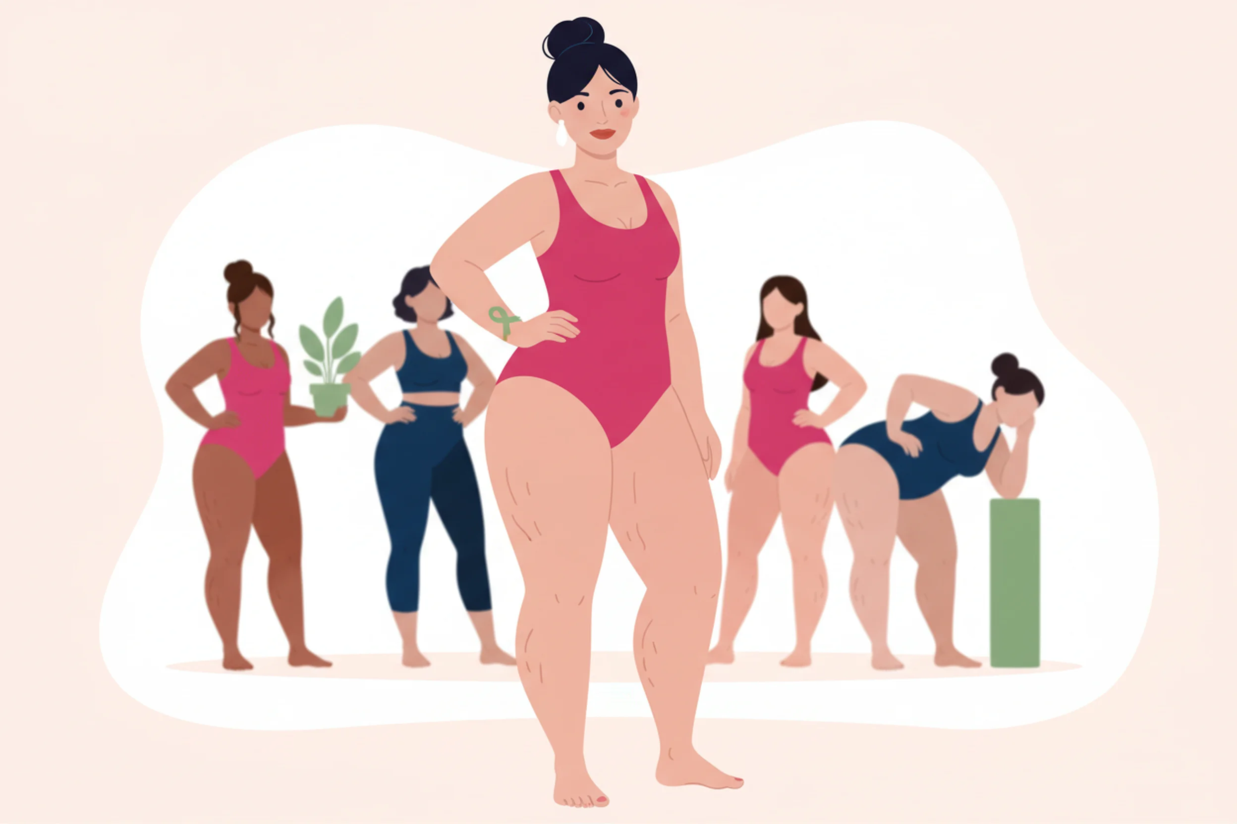 Illustration zum Thema Hämatome bei Lipödem: Was blaue Flecken wirklich bedeuten - LipoCheck Lipödem Magazin