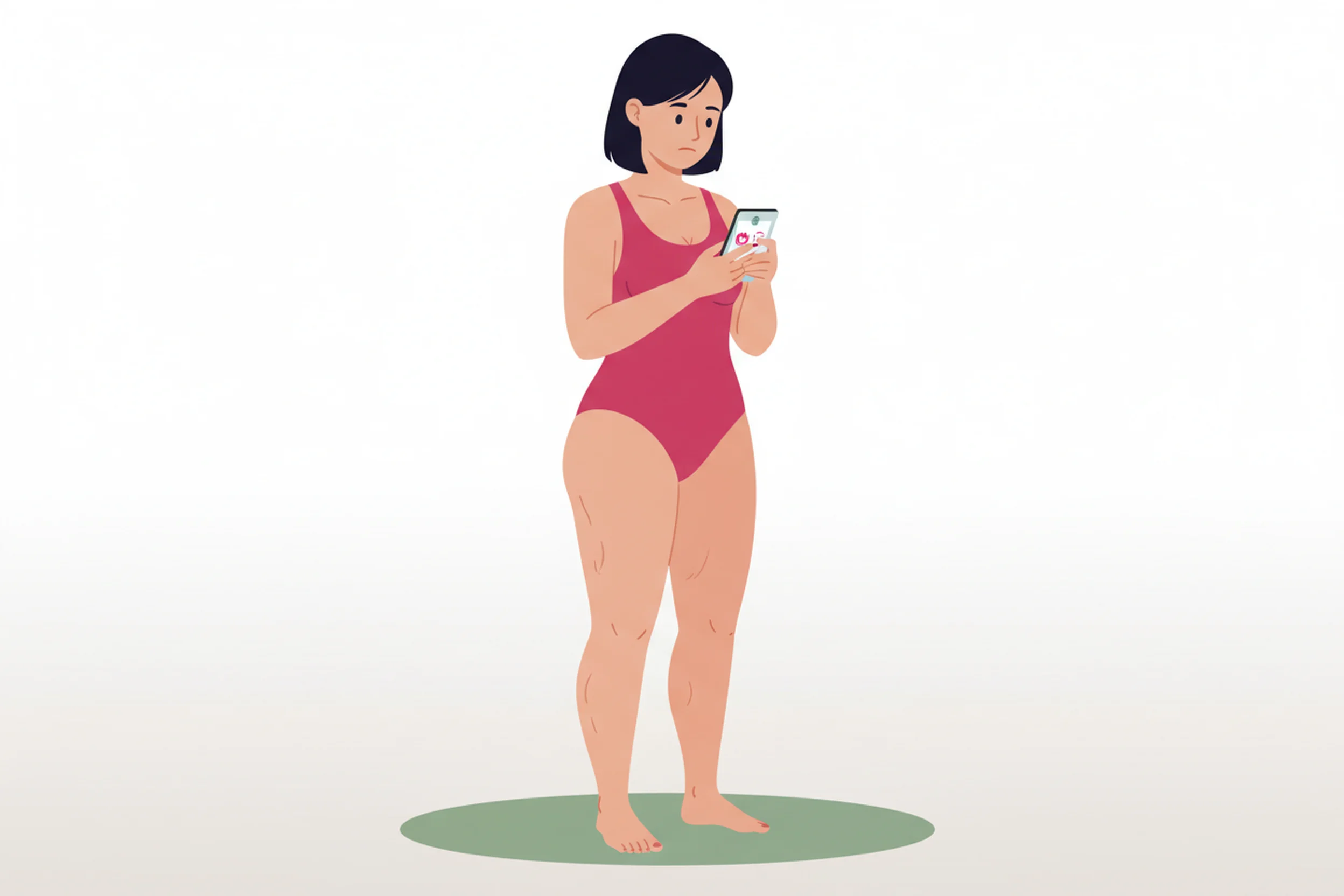 Illustration zum Thema Stemmer-Zeichen bei Lipödem: Was der Test wirklich bedeutet - LipoCheck Lipödem Magazin
