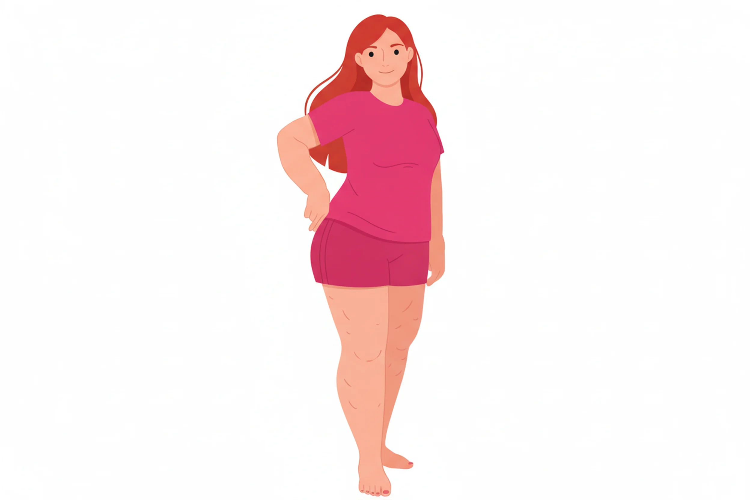Illustration zum Thema Lipödem Schnelltest: Was er dir wirklich verrät - LipoCheck Lipödem Magazin