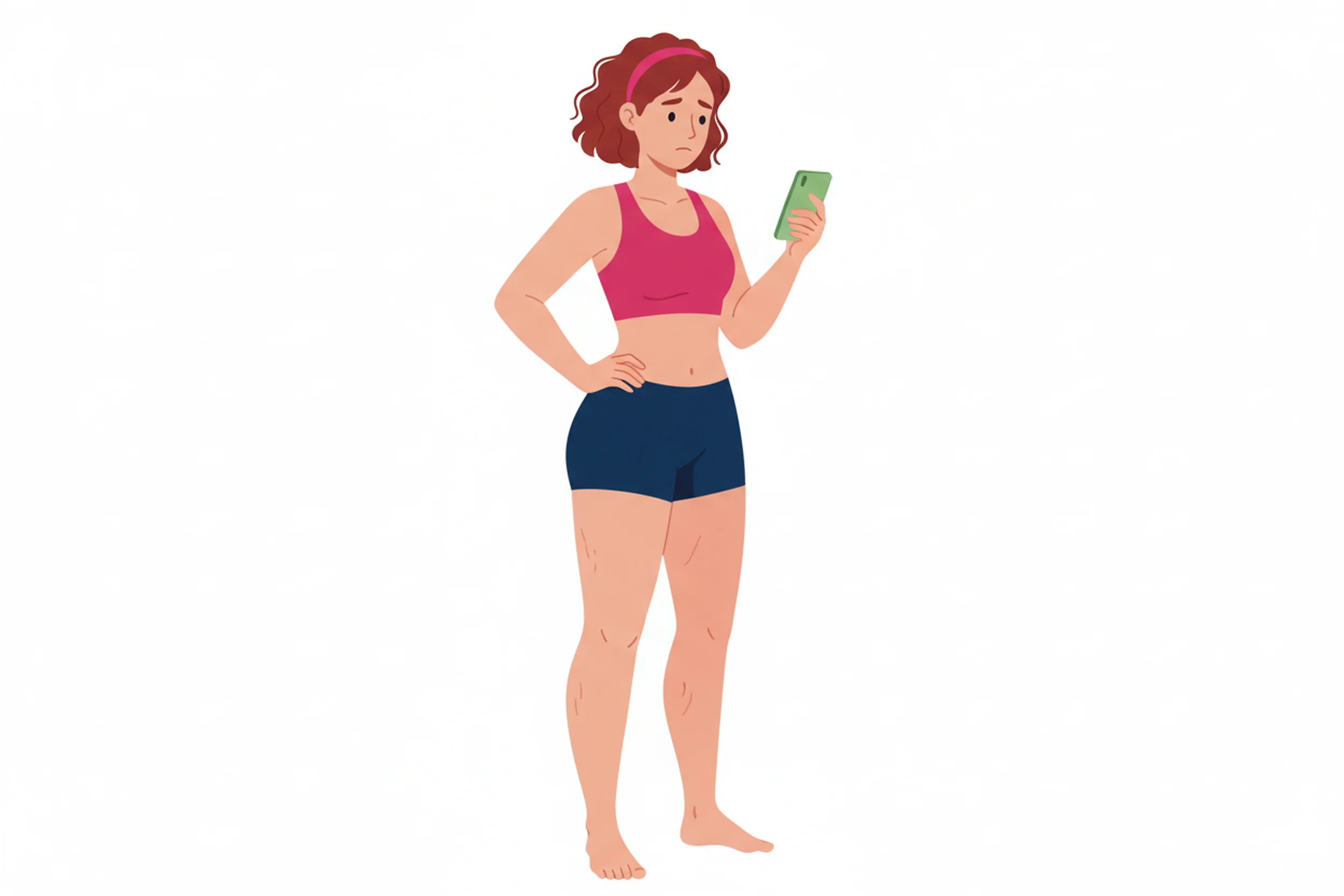 Illustration zum Thema Lipödem Schnelltest online: Was dein Ergebnis wirklich bedeutet - LipoCheck Lipödem Magazin
