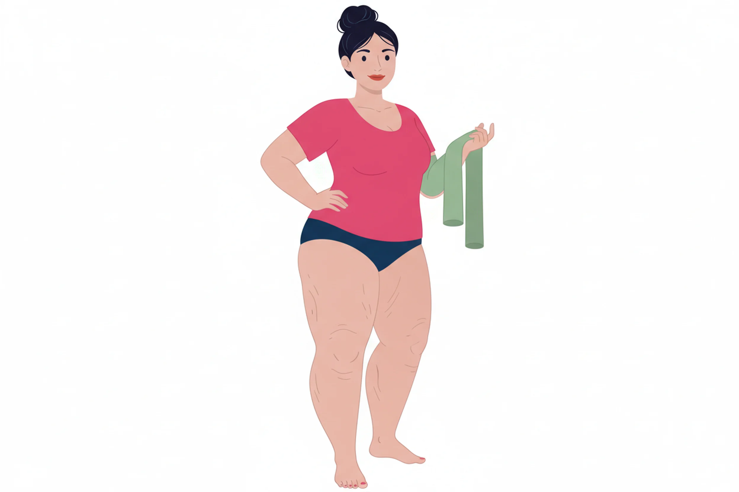 Illustration zum Thema Lipödem Online Schnelltest: Was er dir wirklich bringt - LipoCheck Lipödem Magazin