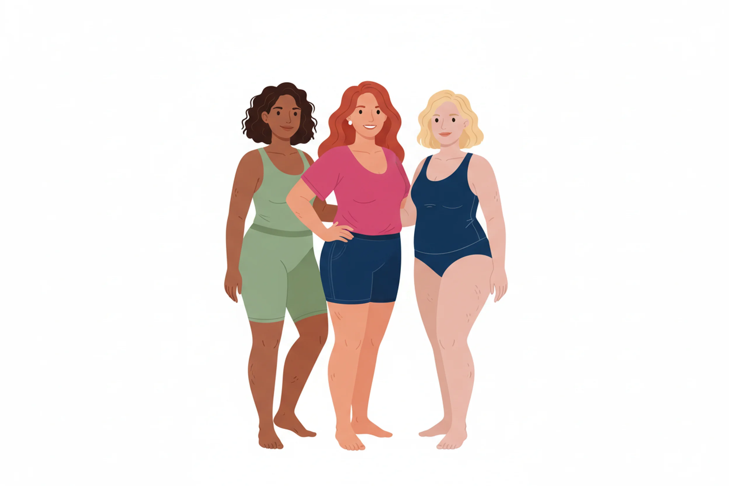 Illustration zum Thema Lipödem erkennen: So hilfst du deiner Frau als Partner - LipoCheck Lipödem Magazin