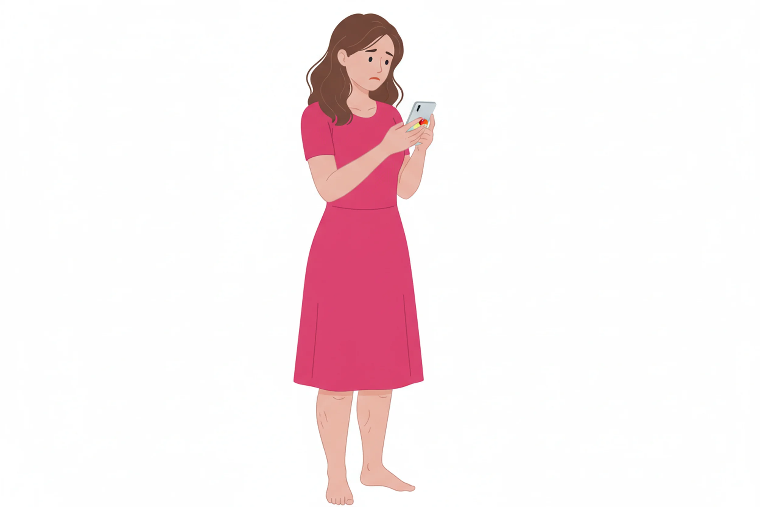 Illustration zum Thema Lipödem Warnsignale: Nicht ignorieren – So erkennst du die Anzeichen - LipoCheck Lipödem Magazin