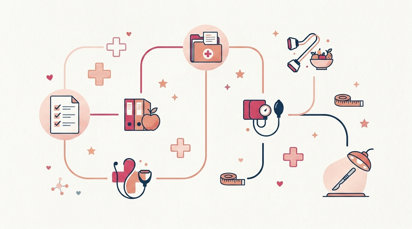 Illustration zum Thema HanseMerkur und Lipödem: LipoAlly-Programm und weitere Leistungen - LipoCheck Lipödem Magazin