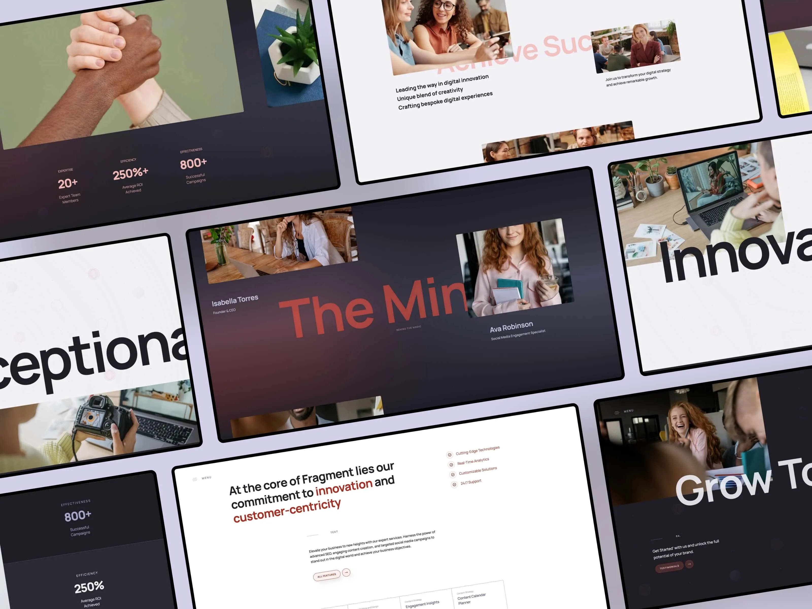 Fragment: The Webflow CMS Template for Marketing Landing Pages