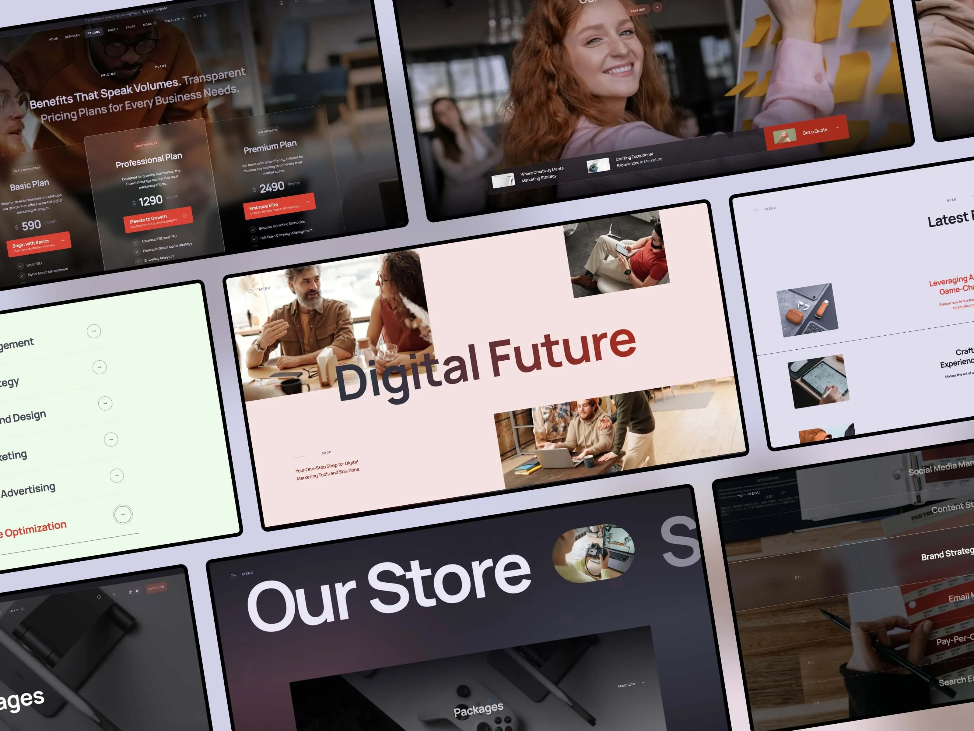 Fragment: The Webflow CMS Template for Marketing Landing Pages