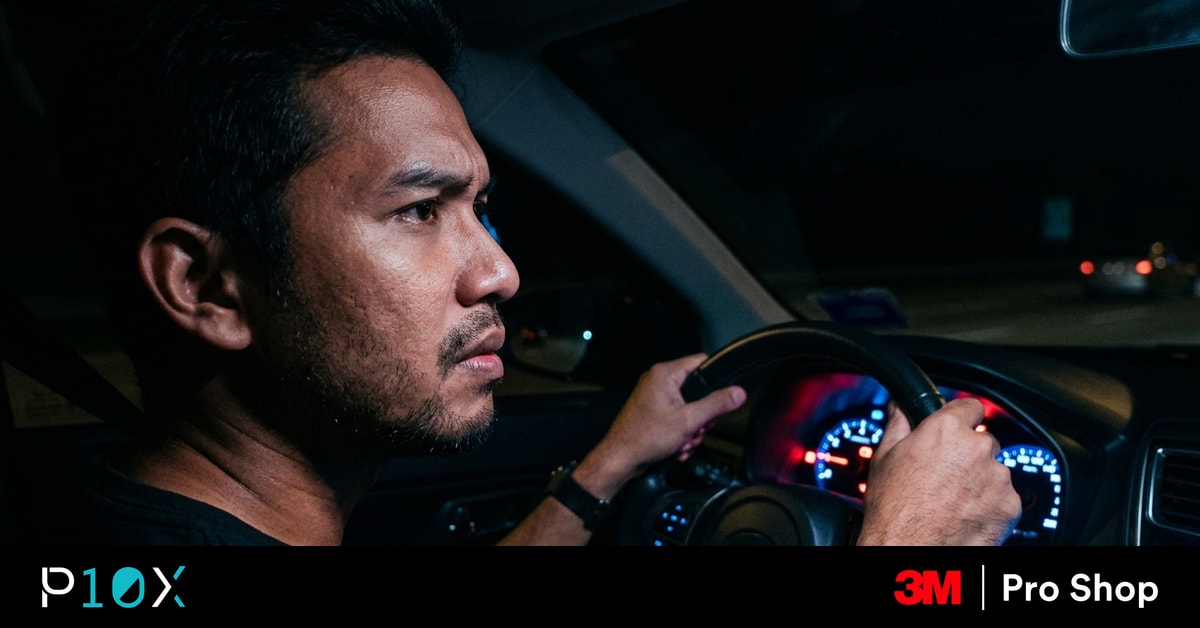 Car warning signs Malaysia feature image of a driver checking lit dashboard warning lights
