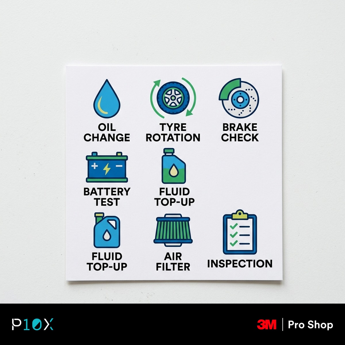 Car maintenance tips Malaysia seven essential tasks infographic