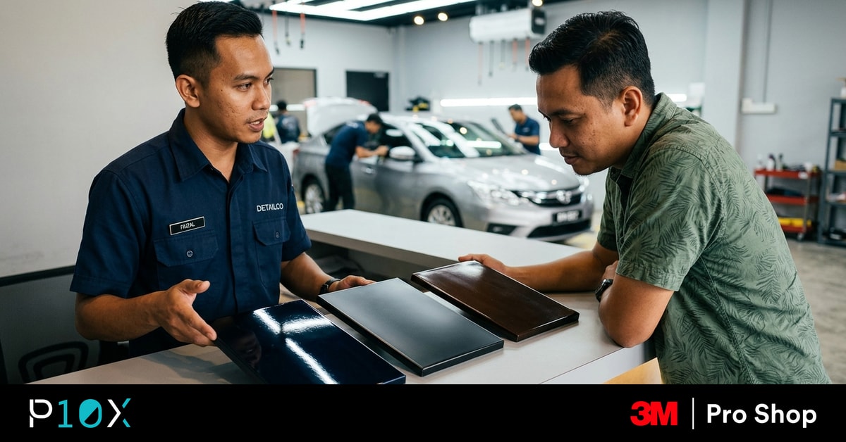 Ceramic coating vs PPF vs wax Malaysia paint protection comparison