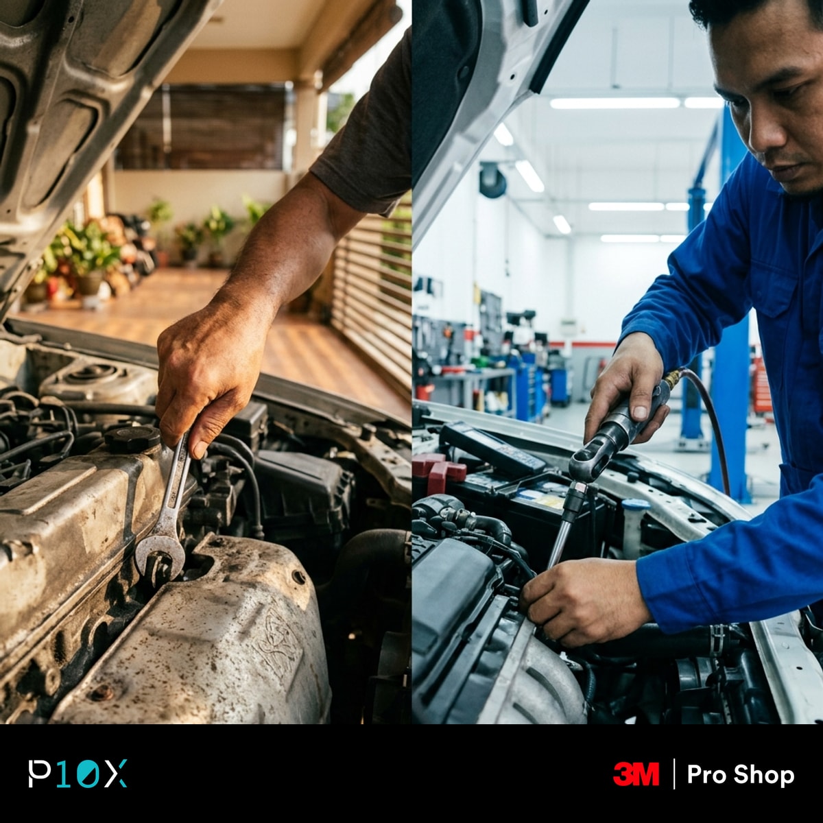 DIY vs professional car maintenance decision table for Malaysian drivers