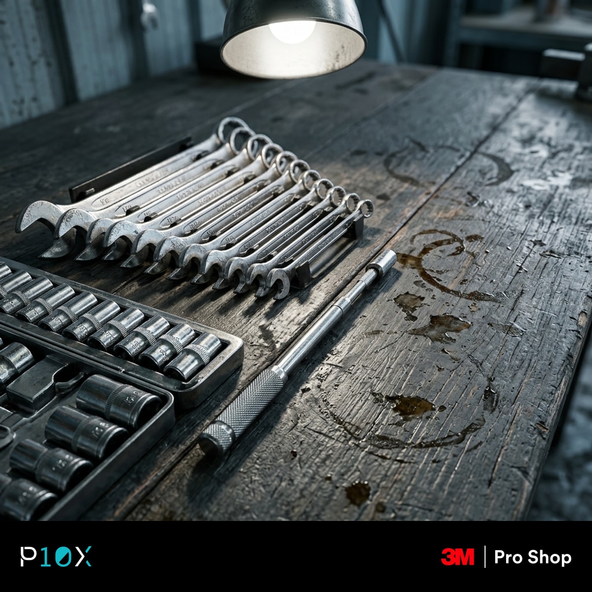 Starter tool kit for DIY car maintenance in Malaysia laid out with estimated prices