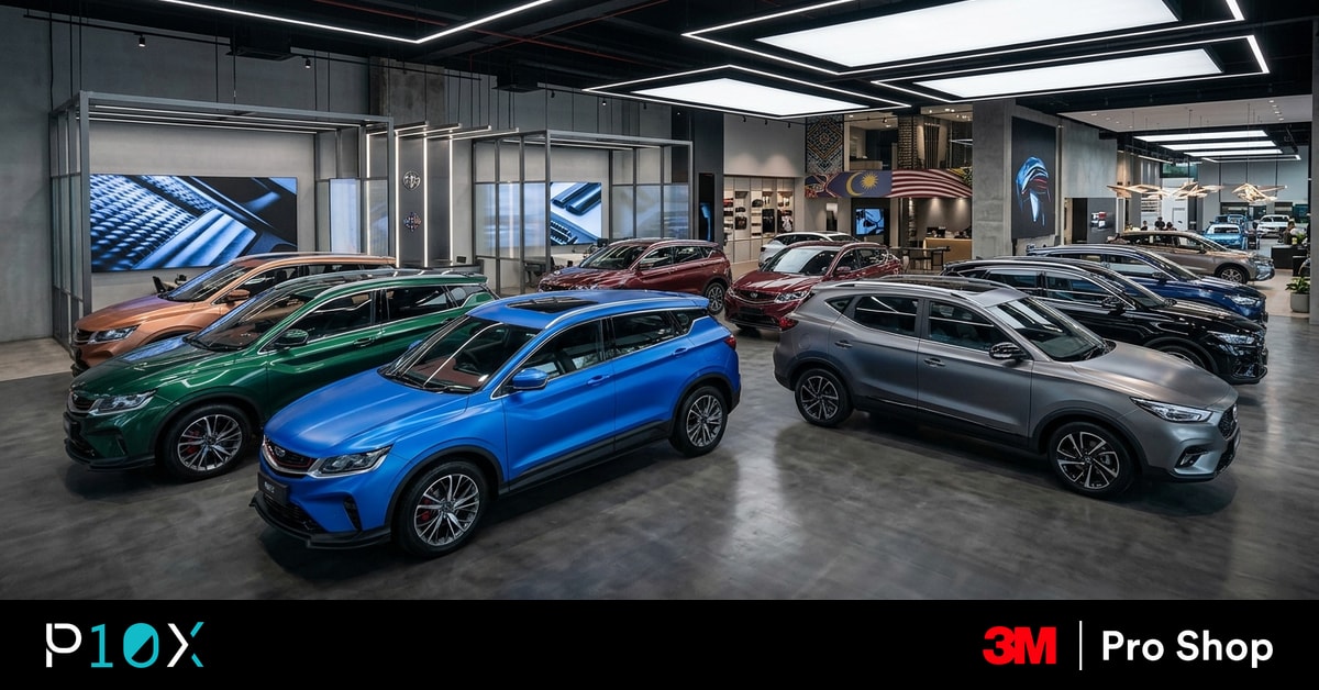 The latest car wrap colours and finishes trending in Malaysia