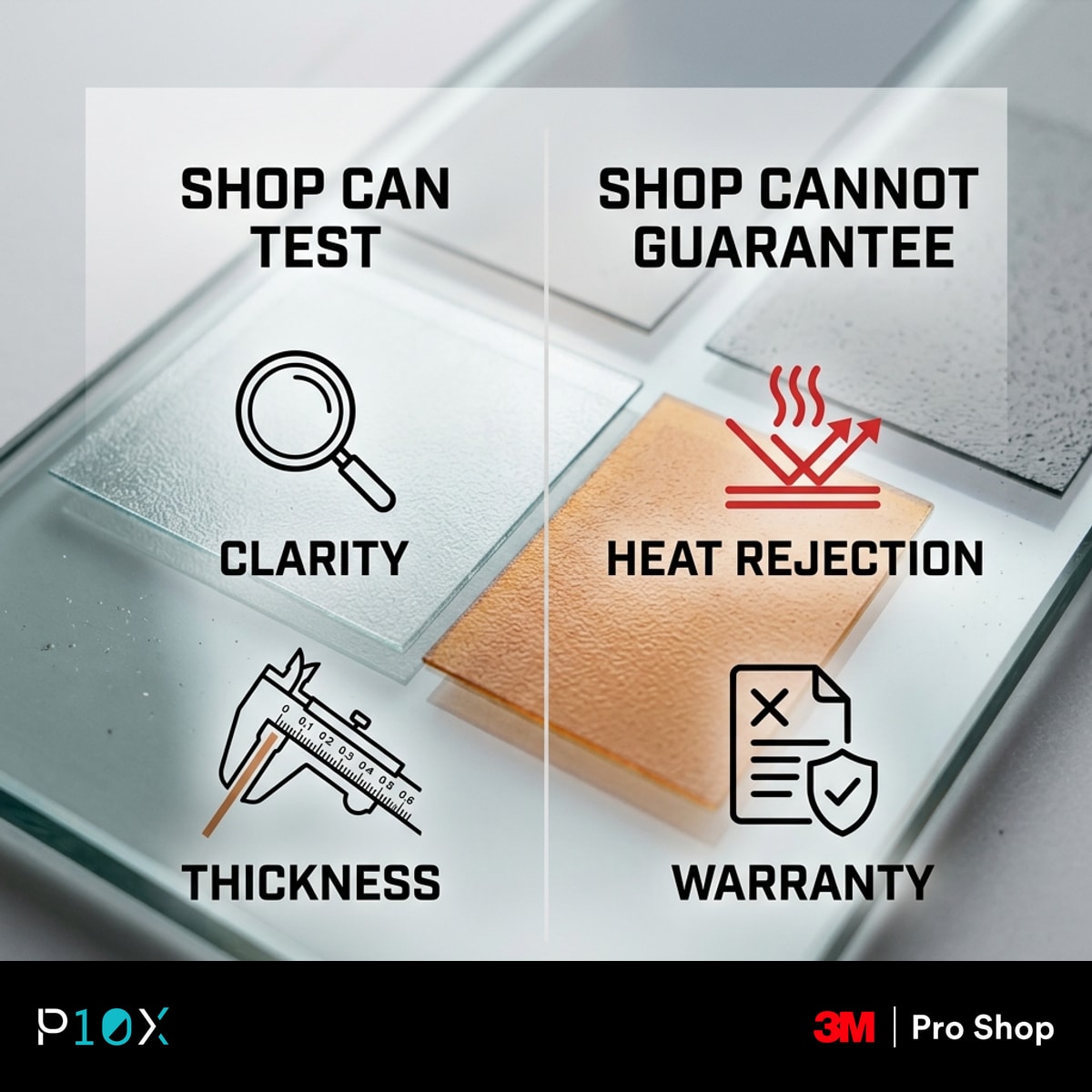 Prompt A decision table for customer supplied window tint using four rows from t
