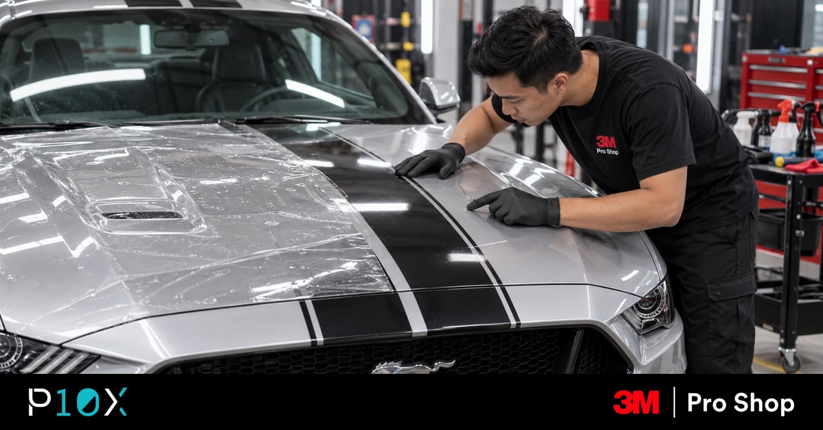 Prompt A realistic professional Malaysian automotive workshop showing a technici