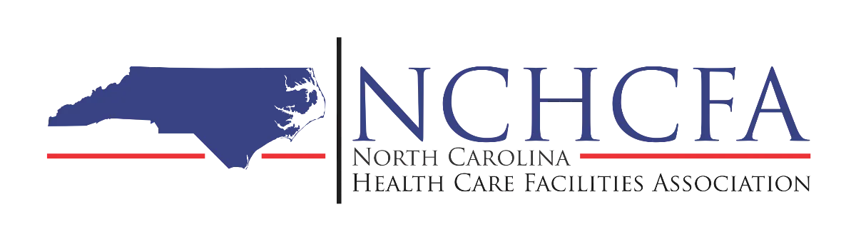 NCHCFA logo with North Carolina state outline and healthcare facilities association text