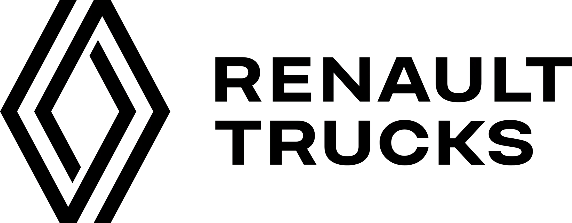 Renault Trucks logo featuring a stylized diamond emblem and the text Renault Trucks.