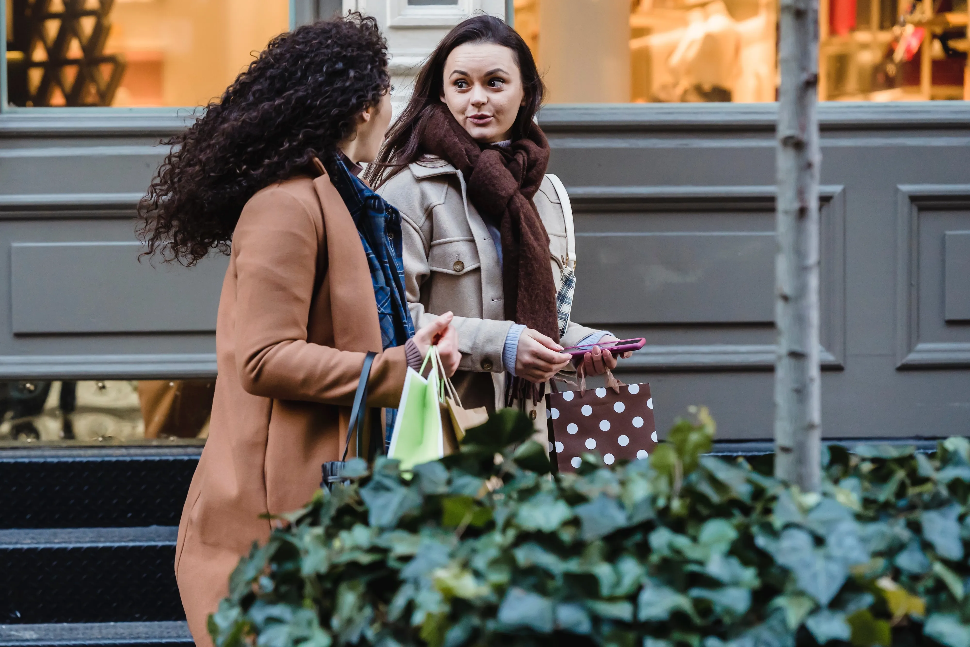 Friends Walking Stock Photo