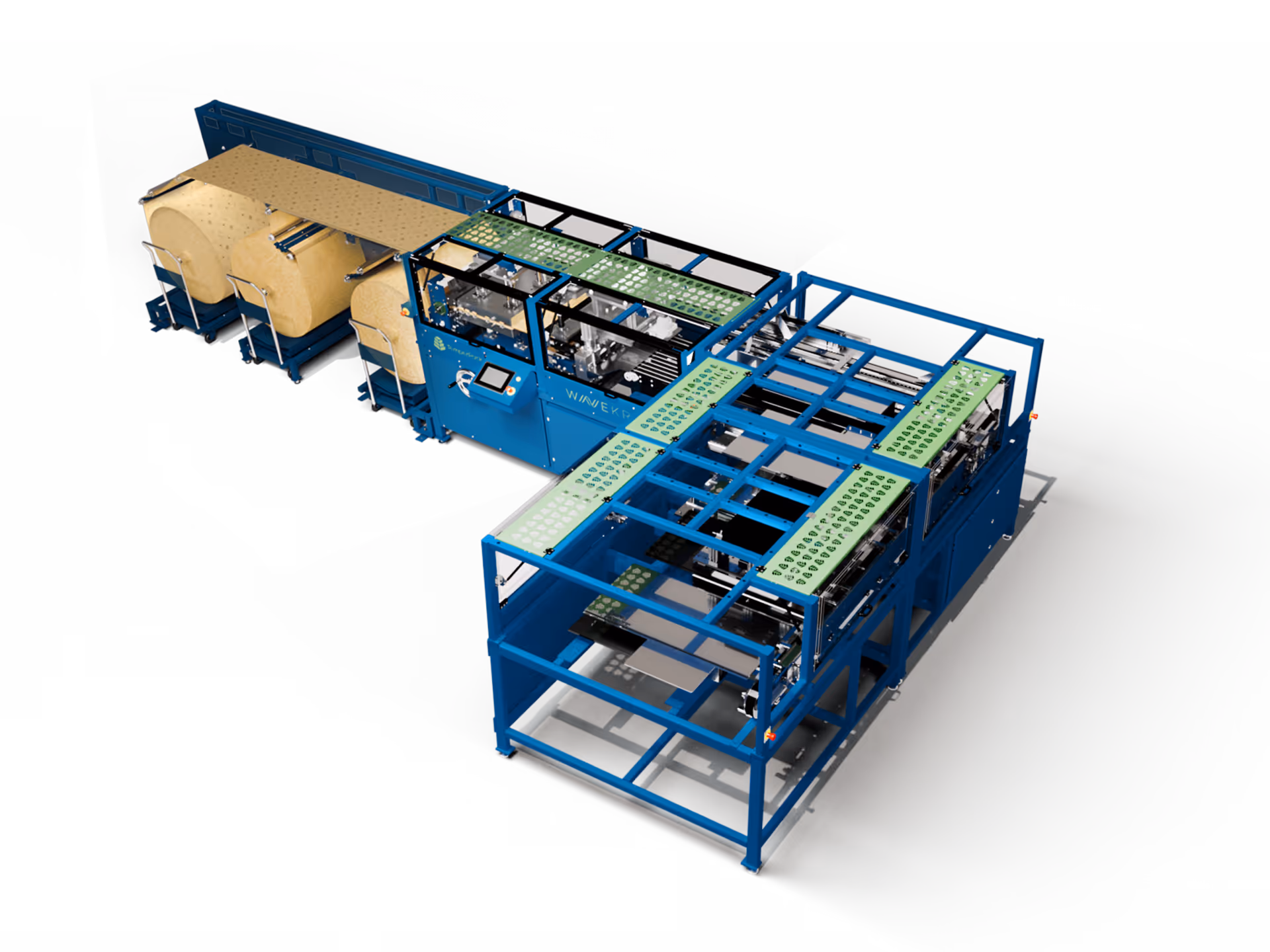 TemperPack mailers are produced on the WaveKraft machine.