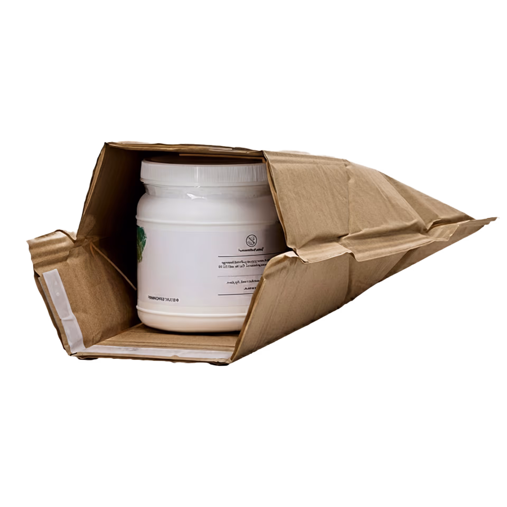 Supplements or protein power shipped by mailer. 