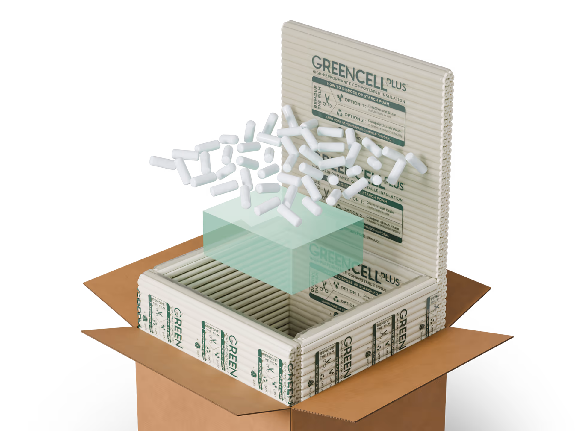 Green Cell Foam packout