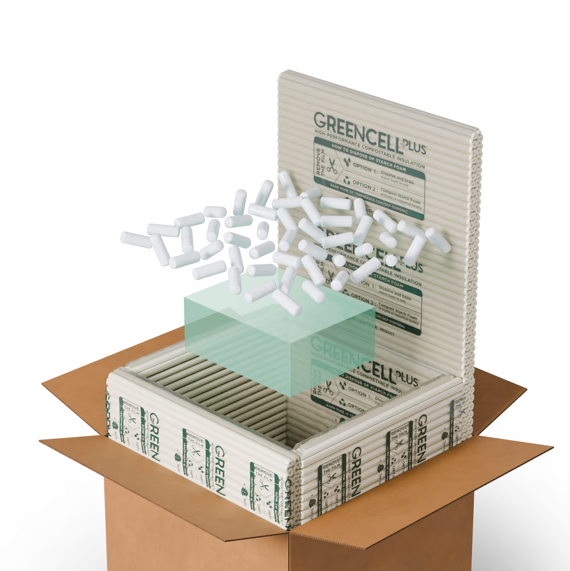 Green Cell Foam summer packout for minus 20 degrees. 