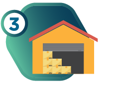 Thermal shipping warehouse