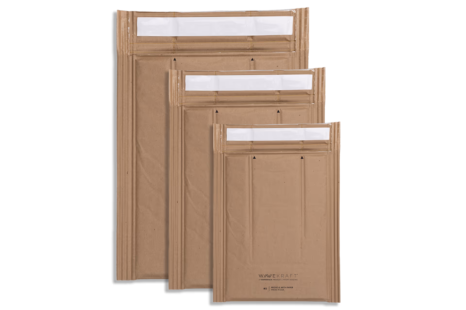 TemperPack mailers in various sizes