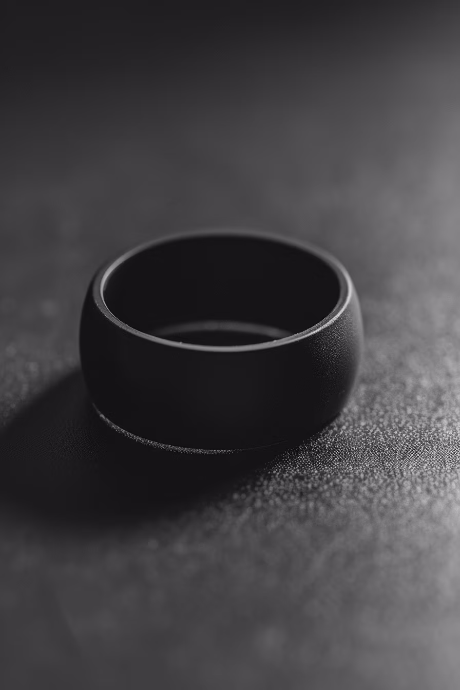 Product image of black aesthetic ring